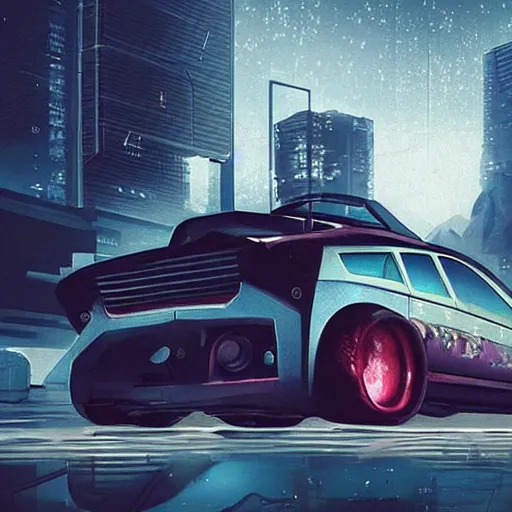 Prompt: Very very very very detailed, very very very very realistic image of very very very detailed cyberpunk car, Mars as background , by very very very very talented artist in very very very very aesthetic photorealism style