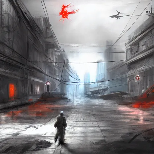 Prompt: Half life 2 beta Concept Art, trending on artstation