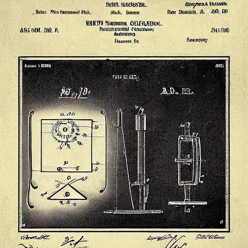 Prompt: electrical sheep patent document, year 1800