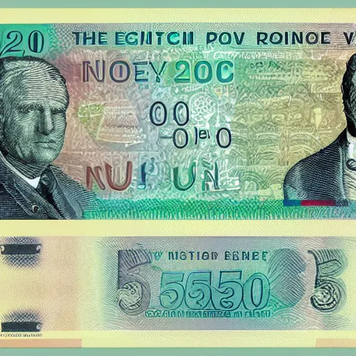 Image similar to concept design £ 5 0 note for the year 2 0 3 3