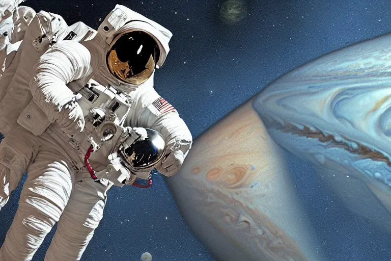 Prompt: Astronaut on Jupiter