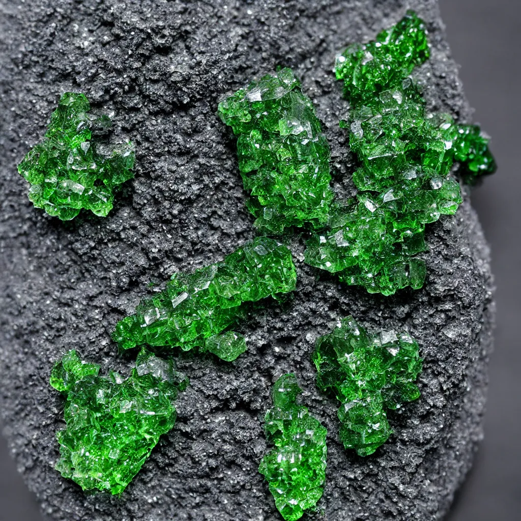 Image similar to real natural moldavite crystal texture