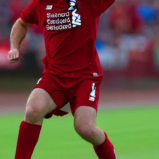 Image similar to Brett Goldstein, Roy Kent in Liverpool shirt