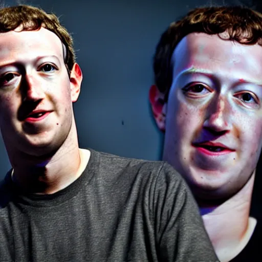 Prompt: mark zuckerberg as a cyborg