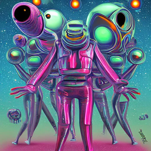 Image similar to galactic dada nightmare by marcel yanko