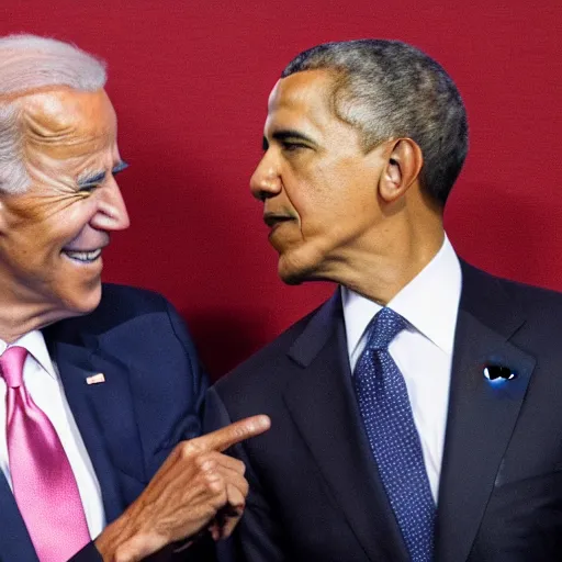 Prompt: Obama and Biden hanging out, anime HD