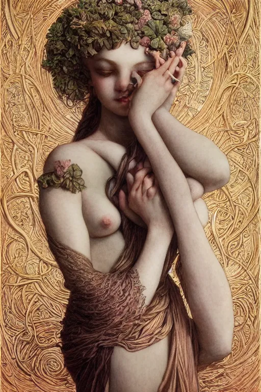 Image similar to a thiefling holding her imp frantisek kupka, intricate, miles johnston, kuroda seiki, cynical realism, ozabu, john william godward, painterly, yoshitaka amano, moebius, miles johnston, louise zhang, james jean, mark ryden