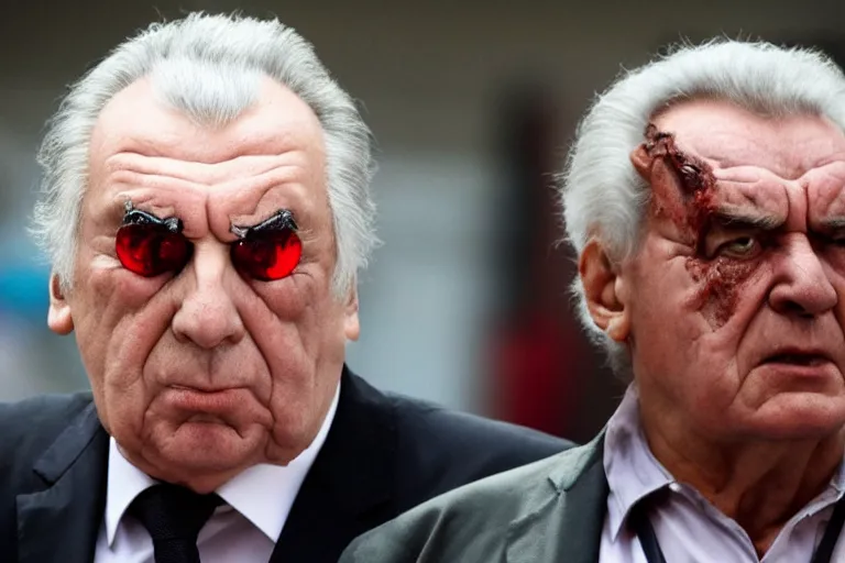 Image similar to Miloš Zeman plays Terminator