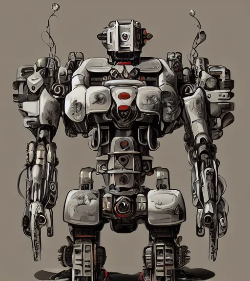 Image similar to mecha by dariusz zawadzki, kenneth blom, mental alchemy, james jean, pablo amaringo, naudline pierre, contemporary art, smooth, sleek