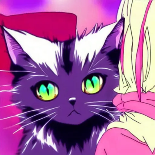 Prompt: anime cat