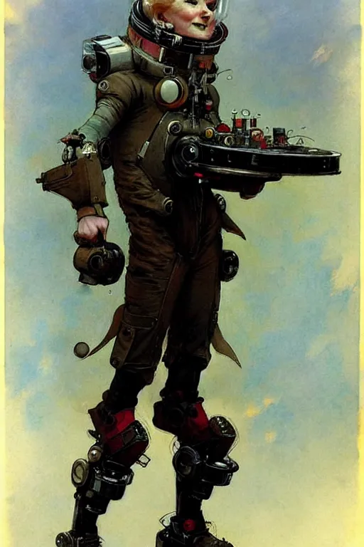 Prompt: ( ( ( ( ( 2 0 5 0 s retro future 1 0 old boy super scientest pose in space pirate mechanics costume full portrait. muted colors. ) ) ) ) ) by jean - baptiste monge, brom!!!!!!!!!!!!!!!!!!!!!!!!!!!!!!