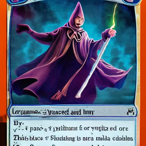 Prompt: Arcane wizard casts a spell