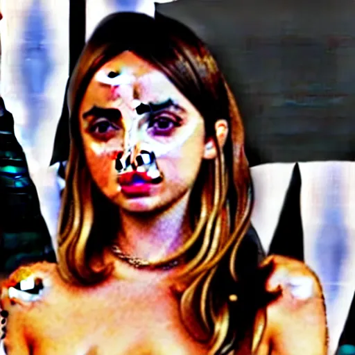 Prompt: ana de armas very very very very beautiful symmetrical