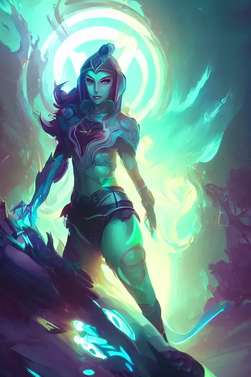 Prompt: bel'veth league of legends wild rift hero champions arcane magic digital painting bioluminance alena aenami artworks in 4 k design by lois van baarle by sung choi by john kirby artgerm and greg rutkowski and magali villeneuve mage fighter assassin