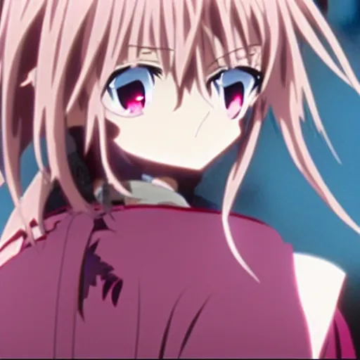 Image similar to a still film of nazuna nanakusa the vampire from call of the night anime