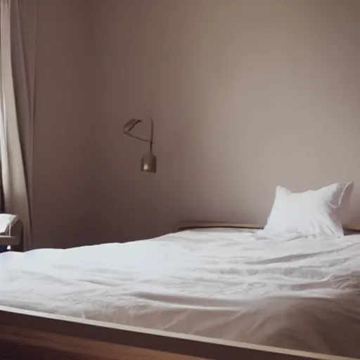Image similar to misty figure floating above the bed