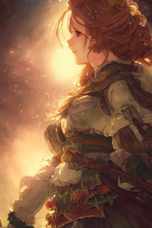 Image similar to a beautiful portrait of the emerald herald under moonlight, hidari, color page, tankoban, 4K, very detailed, tone mapping, Akihiko Yoshida