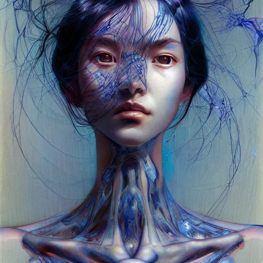 Prompt: citizen portrait soft light painted by james jean and dave mckean and erik jones, inspired by perfect blueanime, smooth face feature, intricate oil painting, high detail illustration, sharp high detail, manga and anime 1 9 9 9