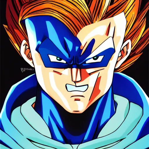 Image similar to portrait painting of batman, art by akira toriyama, 4 k, dragon ball artstyle, cel shaded, highly detailed, epic lighting