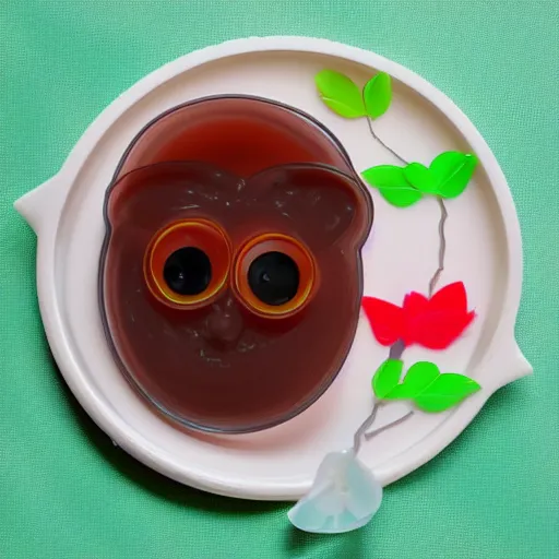Image similar to tarsier jello art