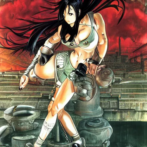 Image similar to tifa lockheart by masamune shirow