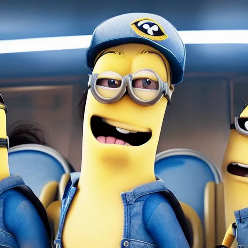 Image similar to a still of kate upton in the film Minions