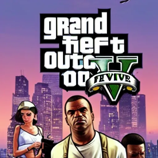 Image similar to grand theft auto 6 video game cover