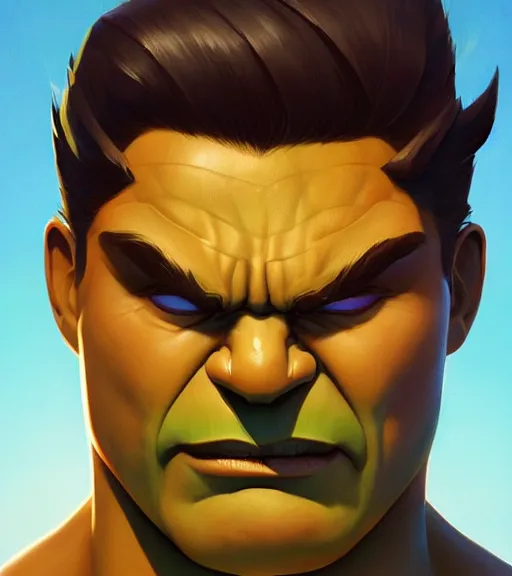 Image similar to face icon stylized minimalist hulk, loftis, cory behance hd by jesper ejsing, by rhads, makoto shinkai and lois van baarle, ilya kuvshinov, rossdraws global illumination