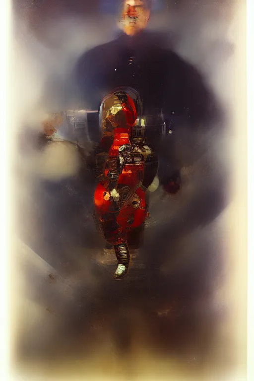 Prompt: chinese astronaut in space, artwork by vladimir makovsky and by zhang jingna, beautiful illustration