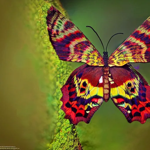 Prompt: alpaca butterfly hybrid, bold natural colors, national geographic photography, masterpiece, full shot