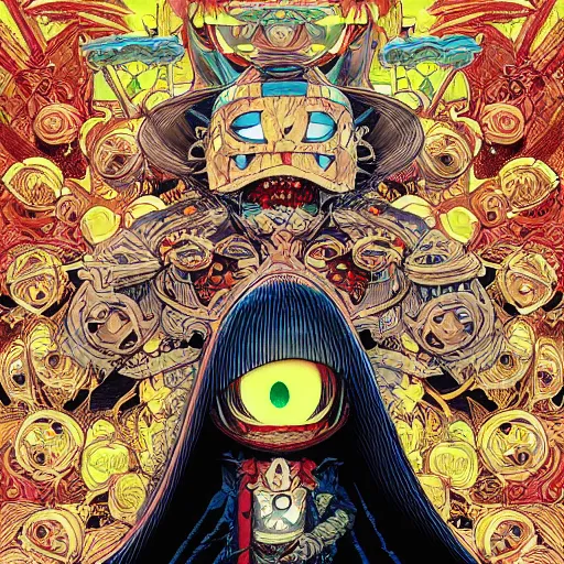 Image similar to portrait of crazy marshmello, symmetrical, by yoichi hatakenaka, masamune shirow, josan gonzales and dan mumford, ayami kojima, takato yamamoto, barclay shaw, karol bak, yukito kishiro