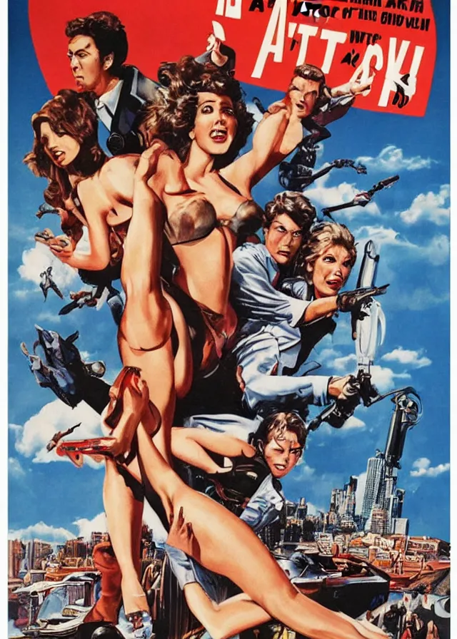 Image similar to attack of the 5 0 ft woman movie poster print