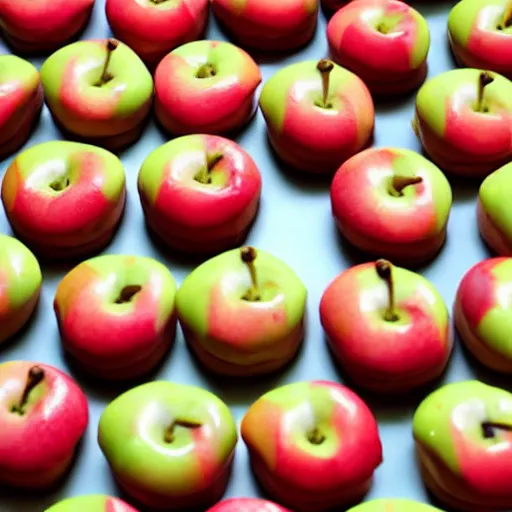 Image similar to apple fruit made out of cookies