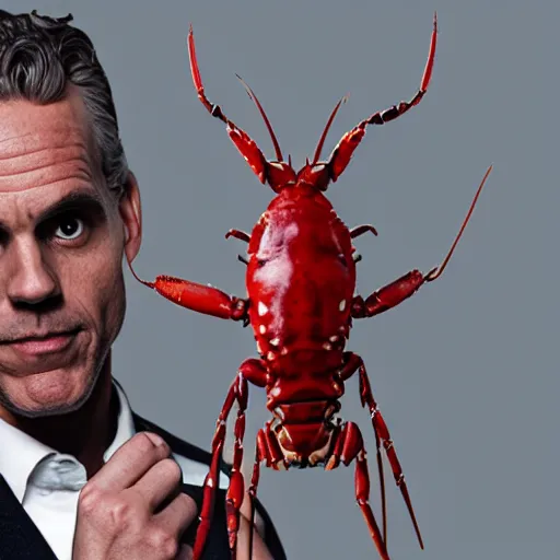 Prompt: Picture of a Jordan Peterson action figure, with real detachable lobster hands