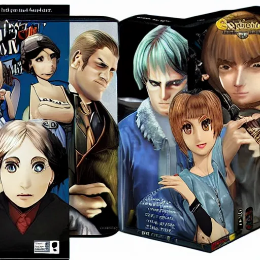 Image similar to the sopranos jrpg ps2 game of the year cover greatest hits