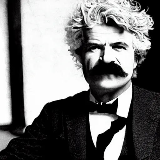 Prompt: Mark Twain in Grand Theft Auto III