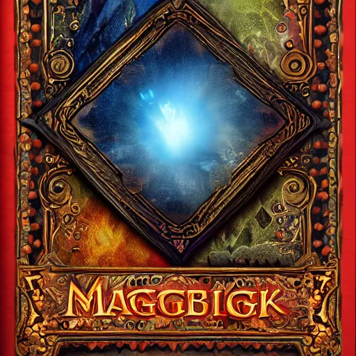 Prompt: cover of magic book written by sorcerer, highly detailed, 4 k