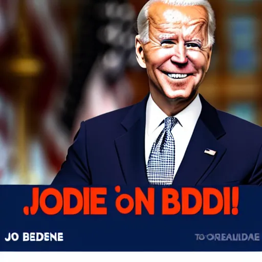 Image similar to Joe biden in the style of niki manaj