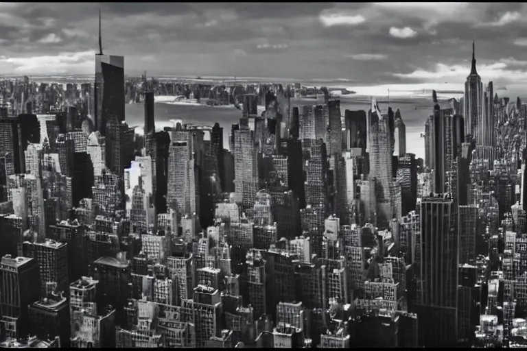 Image similar to Wu tang clan videoclip frame, black and White, new York, 8k