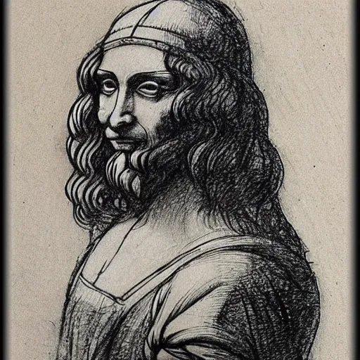 Prompt: Leonardo da Vinci drawing study