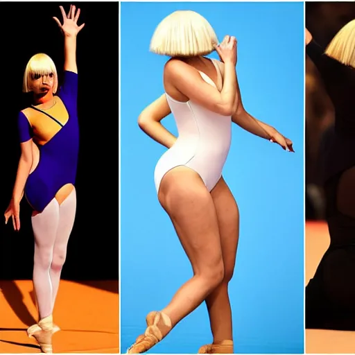 Image similar to Sia furler in a leotard