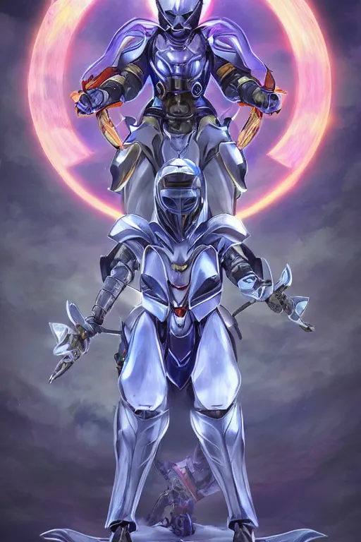 Image similar to helmet armor guardian destiny in witch queen illumination ray tracing hdr fanart arstation by sung choi robot ninja mask and eric pfeiffer and gabriel garza and casper konefal