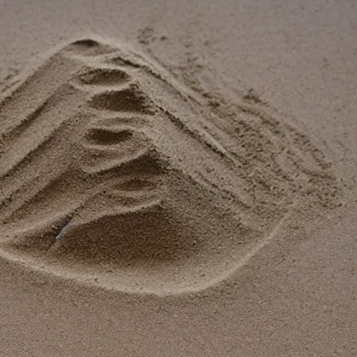 Prompt: We all return to dust, to sand. All our works, our writings, our Books, become Sand.