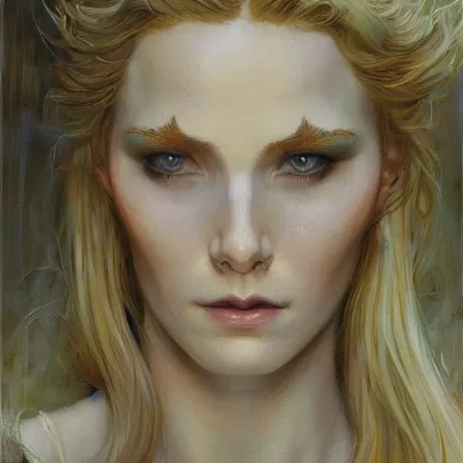 Image similar to a painting in the style of donato giancola, and in the style of charlie bowater, and in the style of charles dulac. smooth, sharp focus, semi - realism, symmetry.