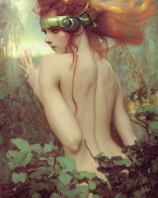 Image similar to surreal beauty by Edgar Maxence and Ross Tran