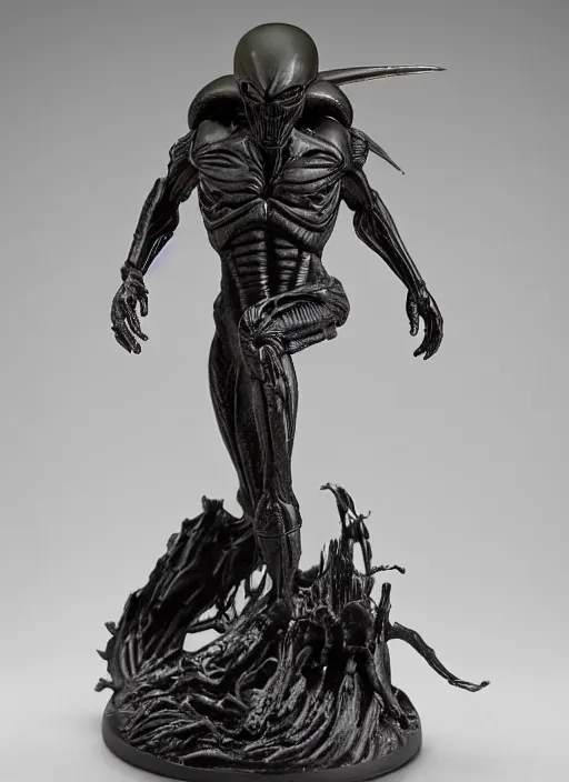 Prompt: 80mm resin detailed miniature of a Xenomorph from Alien(1980), Product Introduction Photos, 4K, Full body,