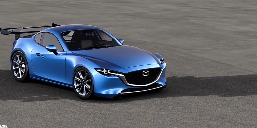 Image similar to “2022 Mazda REPU, high detail, ultra realistic, 4K HD”