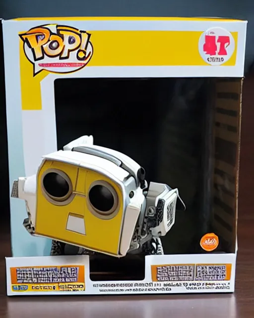 Image similar to Wall-E Funko Pop with package