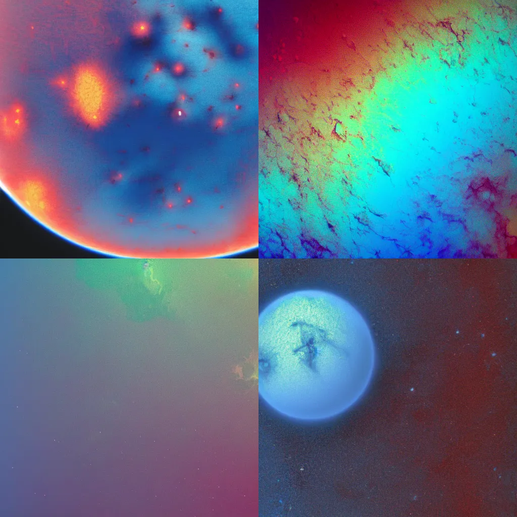 Prompt: Titan in high resolution detail, false color image, cinematic, 8k