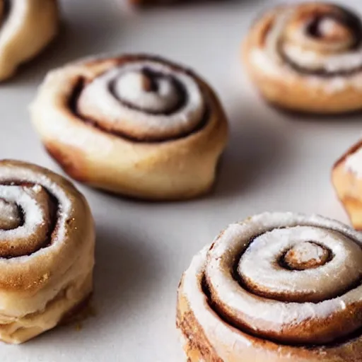 Image similar to cinnamon rolls made out of jewels, high clarity, marquis cut